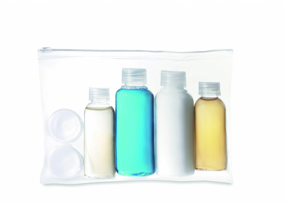 Logotrade business gift image of: Travelling pouch with bottles