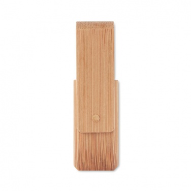 Logo trade promotional giveaway photo of: Bamboo USB    16GB