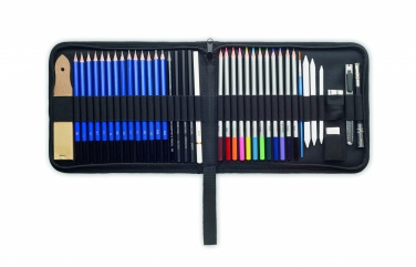 Logotrade promotional giveaway picture of: 40 piece art set in case