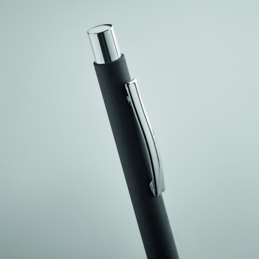Logotrade promotional item picture of: Recycled paper push ball pen