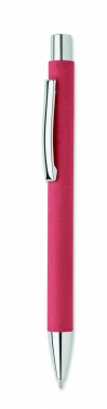 Logo trade promotional merchandise picture of: Recycled paper push ball pen