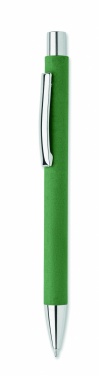 Logo trade business gift photo of: Recycled paper push ball pen
