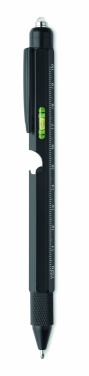 Logotrade promotional gift picture of: Spirit level pen with ruler