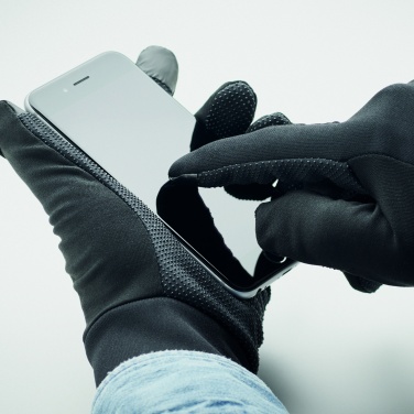 Logo trade advertising products picture of: Tactile sport gloves