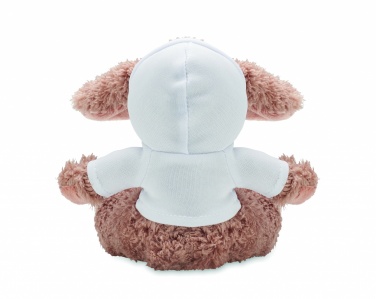 Logo trade promotional merchandise photo of: Bunny plush wearing a hoodie