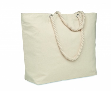 Logo trade promotional items image of: Beach cooler bag in cotton