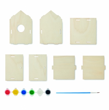 Logotrade corporate gift picture of: DIY wooden bird house kit
