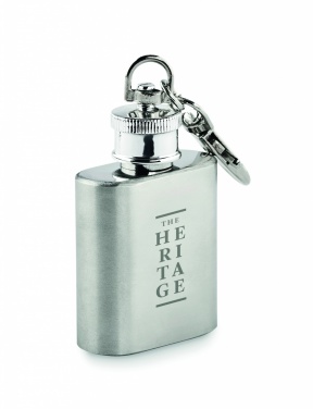 Logo trade advertising products picture of: Hipflask key ring Joensuu