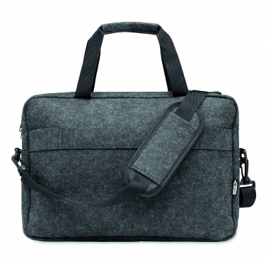 Logo trade promotional merchandise photo of: 15 inch RPET felt laptop bag
