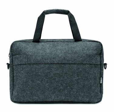 Logotrade promotional item image of: 15 inch RPET felt laptop bag