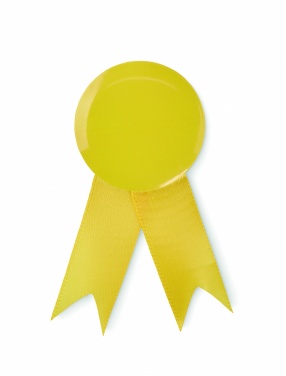 Logo trade advertising products image of: Ribbon style badge pin