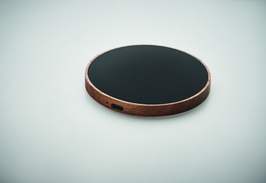 Logotrade promotional items photo of: Wireless charger in acacia 15W