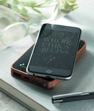 Logotrade advertising products photo of: Wireless 4000 mAh Power bank