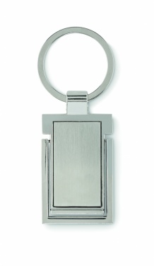 Logo trade corporate gifts image of: Metal key ring phone stand Seinajoki