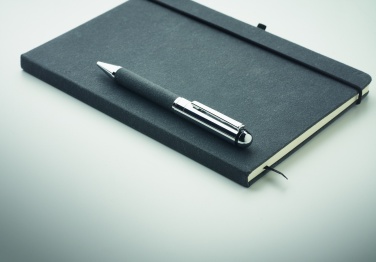 Logo trade promotional merchandise image of: Recycled leather notebook set