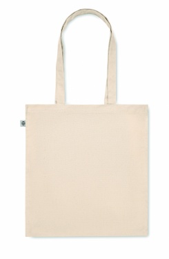 Logo trade promotional gift photo of: Organic cotton shopping bag