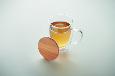 Logo trade corporate gifts image of: Double wall borosilicate mug