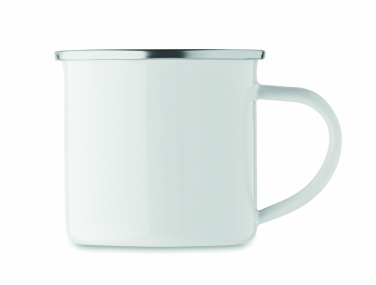 Logo trade promotional giveaways image of: Enamel sublimation mug 200ml