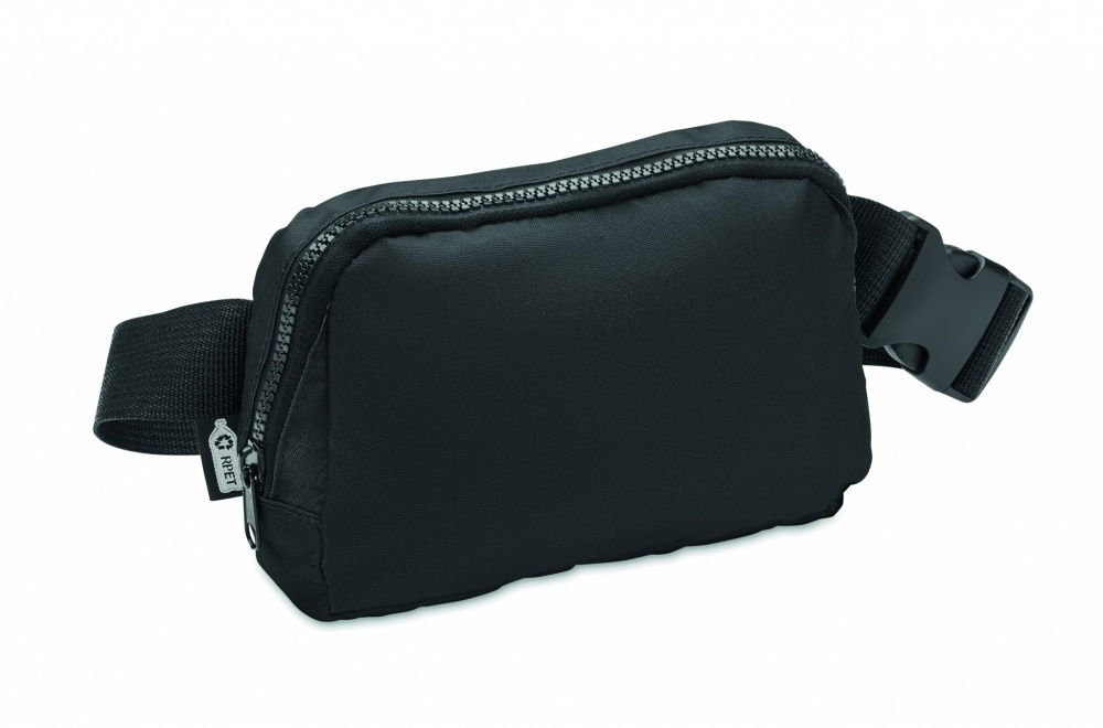 Logo trade promotional merchandise photo of: 300D RPET polyester waist bag