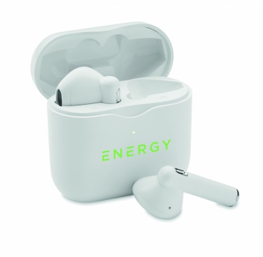 Logo trade promotional merchandise image of: TWS earbuds with charging base