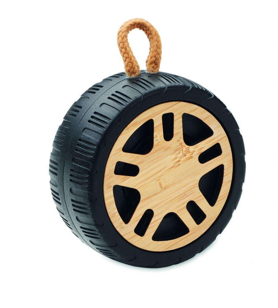 Logotrade promotional item picture of: Wireless speaker tire shaped