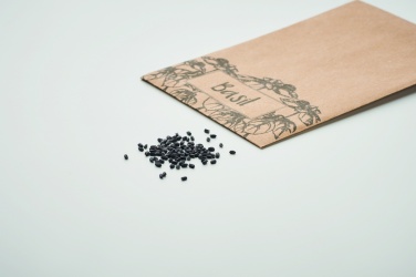Logotrade business gifts photo of: Basil seeds in craft envelope