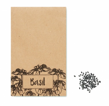 Logotrade corporate gift image of: Basil seeds in craft envelope