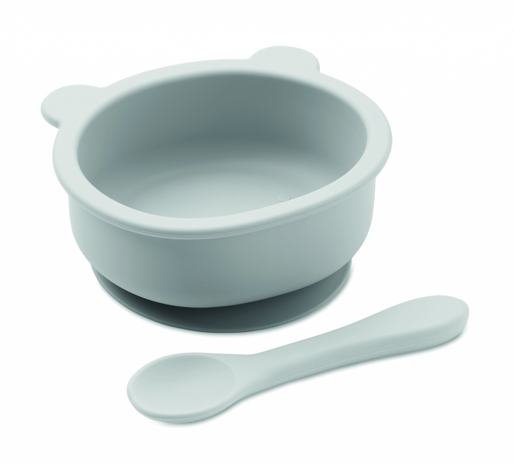 Logotrade corporate gifts photo of: Silicone spoon, bowl baby set