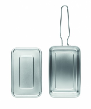 Logo trade promotional merchandise photo of: Stainless steel lunch box