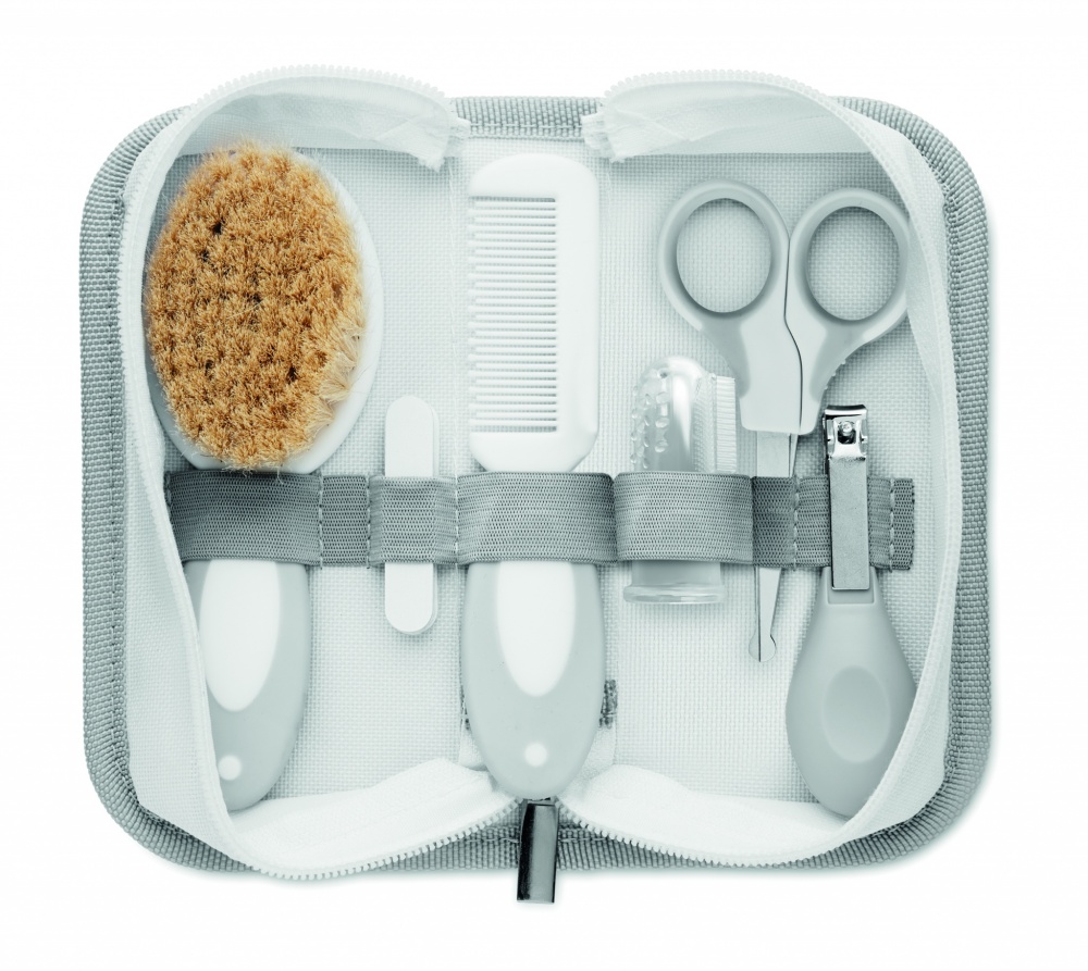 Logo trade promotional products image of: 6 piece baby grooming set