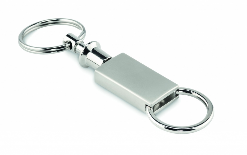 Logo trade business gifts image of: Pull apart split key ring Kajaani