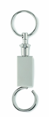Logo trade corporate gifts image of: Pull apart split key ring Kajaani