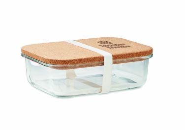 Logotrade promotional gift picture of: Glass lunch box with cork lid