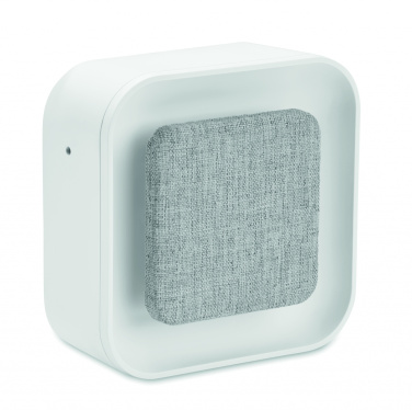Logo trade promotional merchandise picture of: Recycled ABS/RPET alarm clock Stuttgart