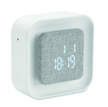 Logotrade promotional product picture of: Recycled ABS/RPET alarm clock Stuttgart