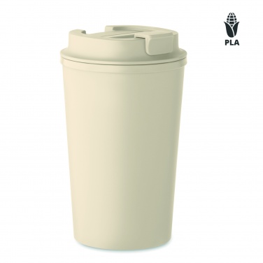 Logo trade promotional merchandise picture of: PLA double wall tumbler 350 ml
