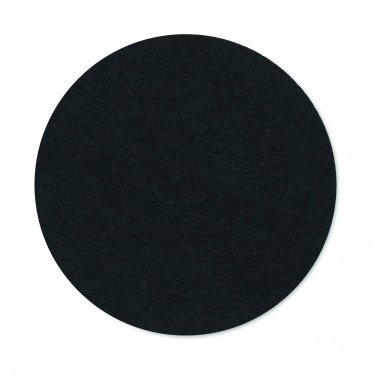 Logo trade promotional gifts picture of: Round coaster in RPET felt