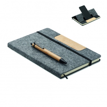 Logo trade promotional products image of: A5 RPET notebook set