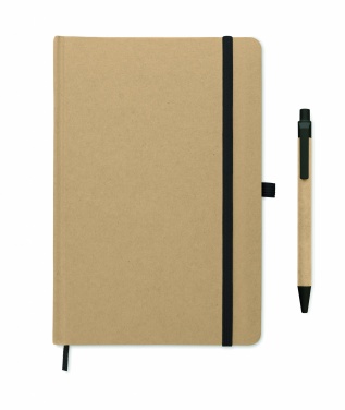 Logo trade promotional product photo of: A5 notebook in recycled carton