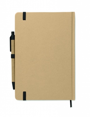 Logo trade advertising products image of: Caratil A5 notebook in recycled carton