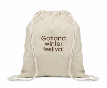 Logotrade promotional gifts photo of: Recycled cotton drawstring bag