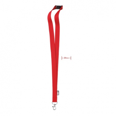 Logotrade business gifts photo of: Lanyard in RPET 20 mm