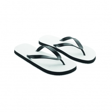 Logo trade corporate gifts image of: Sublimation beach slippers