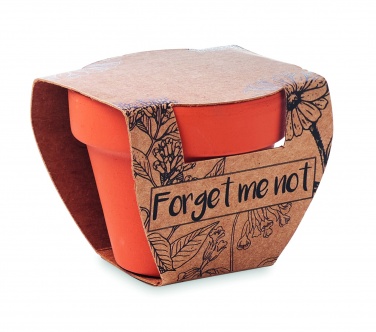 Logotrade business gifts photo of: Terracotta pot 'forget me not'