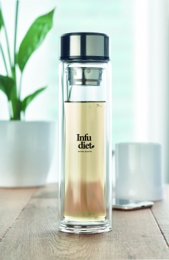 Logotrade advertising product picture of: Bottle with touch thermometer