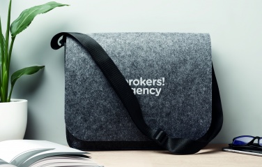 Logo trade business gift photo of: RPET felt laptop bag