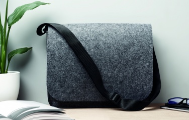 Logotrade business gifts photo of: RPET felt laptop bag