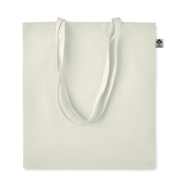 Logo trade promotional merchandise picture of: Organic cotton shopping bag