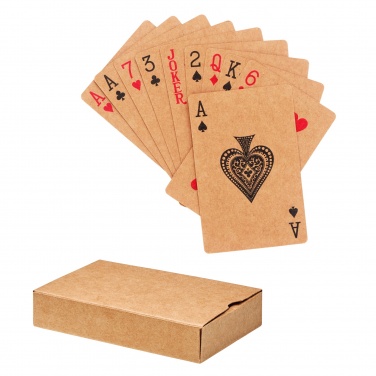 Logo trade advertising products picture of: Recycled paper playing cards
