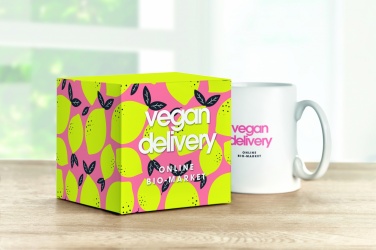 Logo trade promotional giveaways image of: Sublimation gift box for mugs